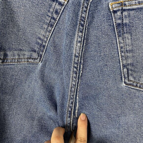 Rag & Bone Harlow Mid Rise Straight Denim Blue Jeans Size 24 DAMAGE - Picture 8 of 8